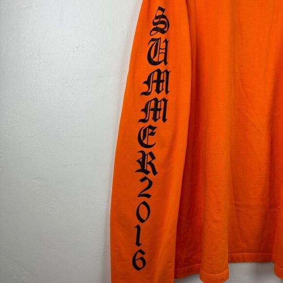 Vetements Summer 2016 Oversized Long Sleeve Shirt‎ Orange Size Large - Picture 8 of 15